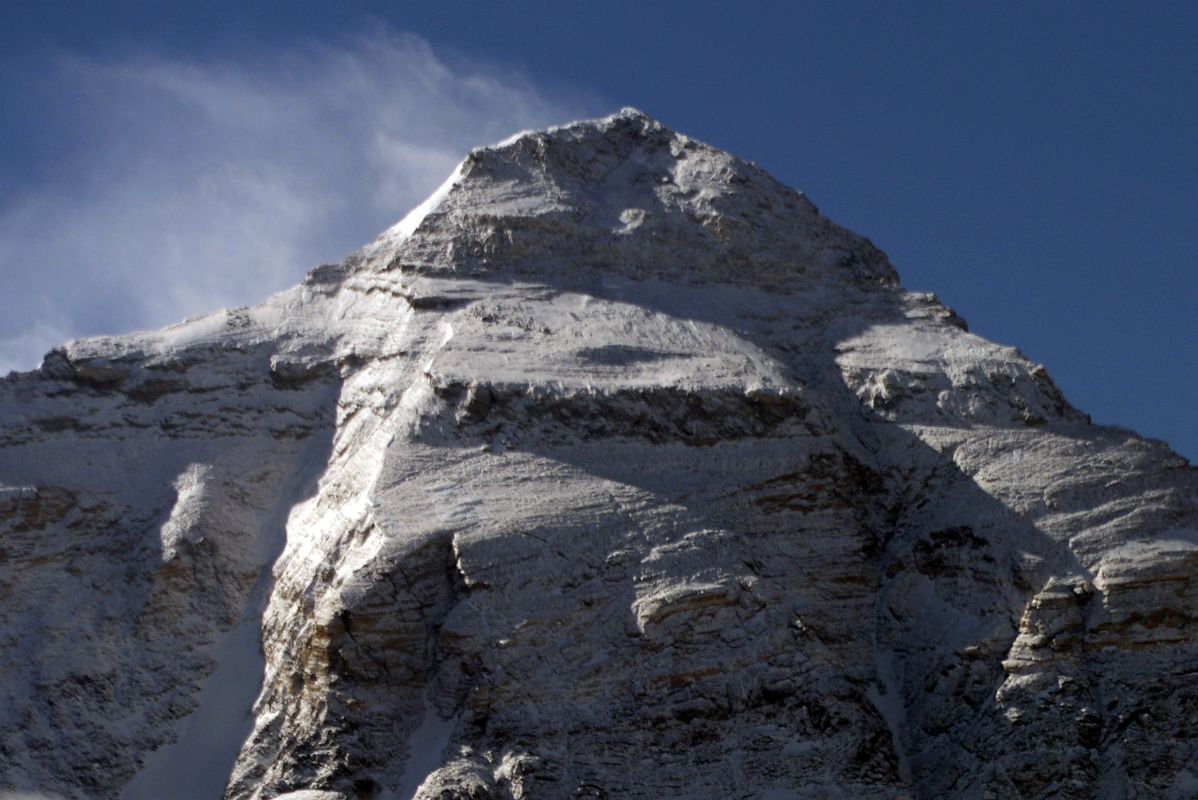 35 Mount Everest North Face Close Up From The Tourist Hill Above Chinese Checkpoint